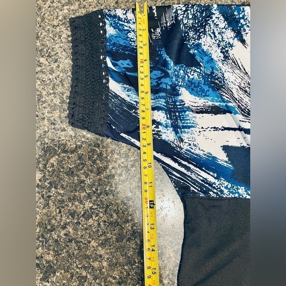 💃 PLUNGING NECKLINE CROCHET DETAIL Y2K V Neck Sz XL Sexy Loose & Tight Fit - Picture 8 of 9